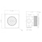 Alfi Brand ALFI brand AB3801-PC Polished Chrome Flush Mount Shower Body Spray AB3801-PC - alternate 11